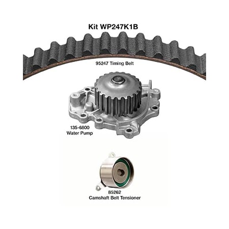 Dayco 96-01 Acura Water Pump Kit, Wp247K1B WP247K1B